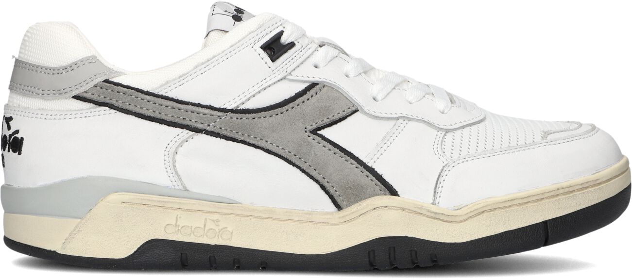 Diadora Lage Sneakers Heren B.560 Used Italia, Maat: 41, Materiaal: Leer, Kleur: Wit
