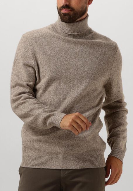 Taupe PROFUOMO Coltrui PULLOVER ROLL NECK - large