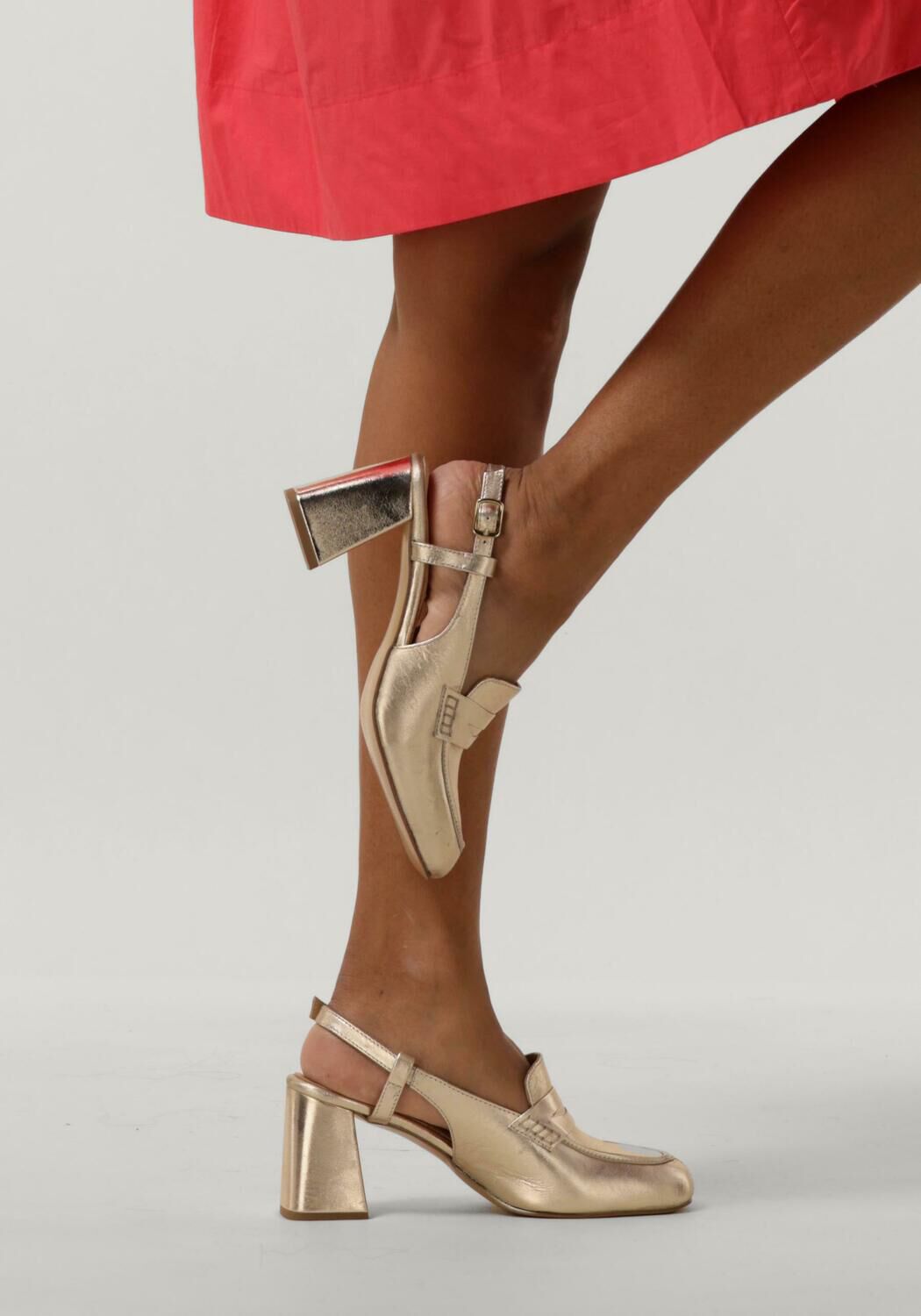 Gouden NOTRE-V Slingbacks VK1096 - large