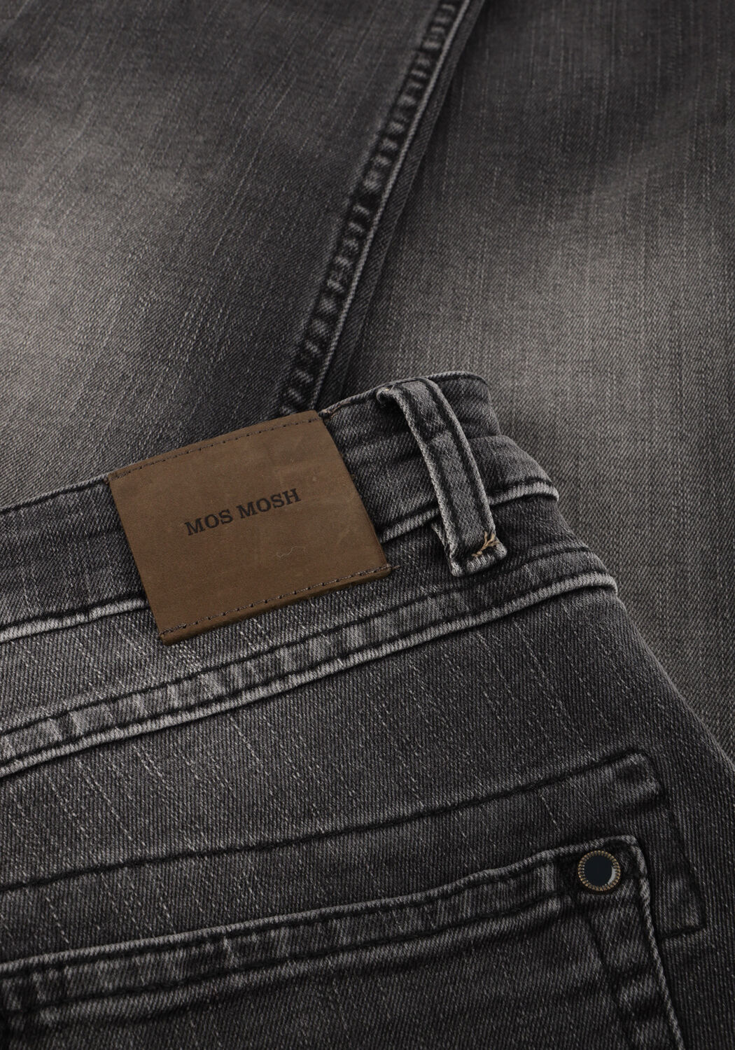 Antraciet MOS MOSH Slim fit jeans MMNAOMI PERLA GRIGIO JEANS - large