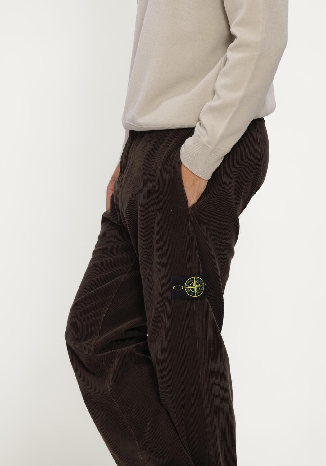 Grijze STONE ISLAND Chino TROUSERS S0212 - large