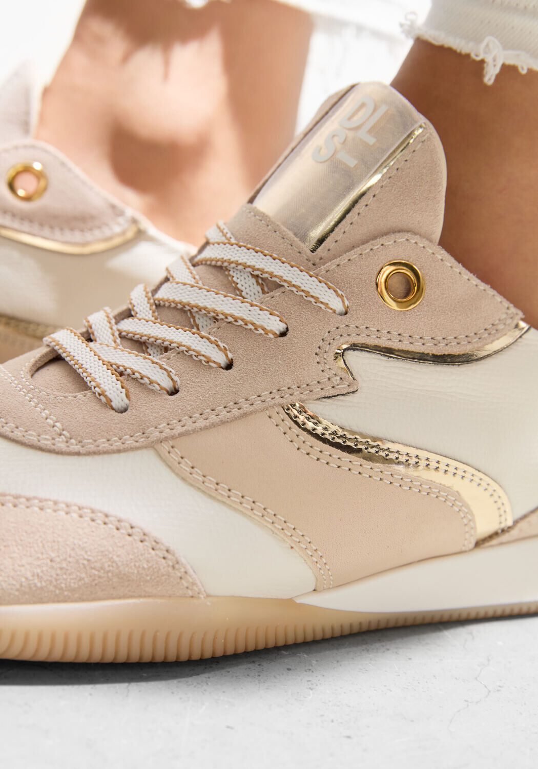 Gouden DL SPORT Lage sneakers 6568 - large