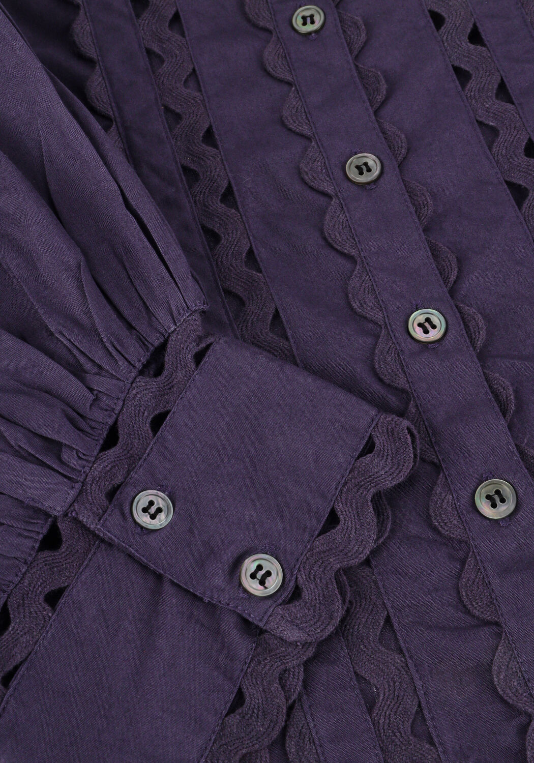 Paarse ANTIK BATIK Blouses ROMIE BLOUSE - large