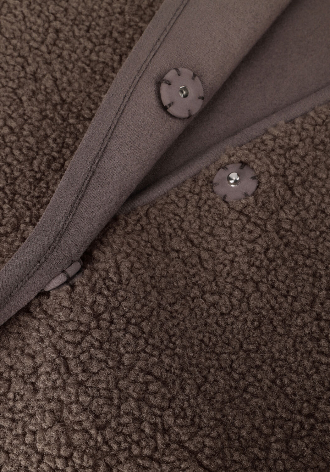 Bruine KNIT-TED Teddy jas JOKO - large