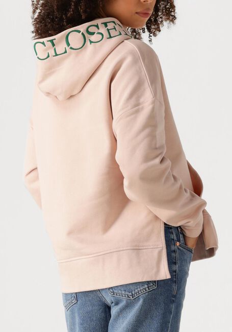 Zand CLOSED Trui LOGO HOODIE - large
