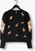 Zwarte SUMMUM Trui PUFF SLEEVE EMBELLISHED SWEATER Zwarte SUMMUM Trui PUFF SLEEVE EMBELLISHED SWEATER - medium