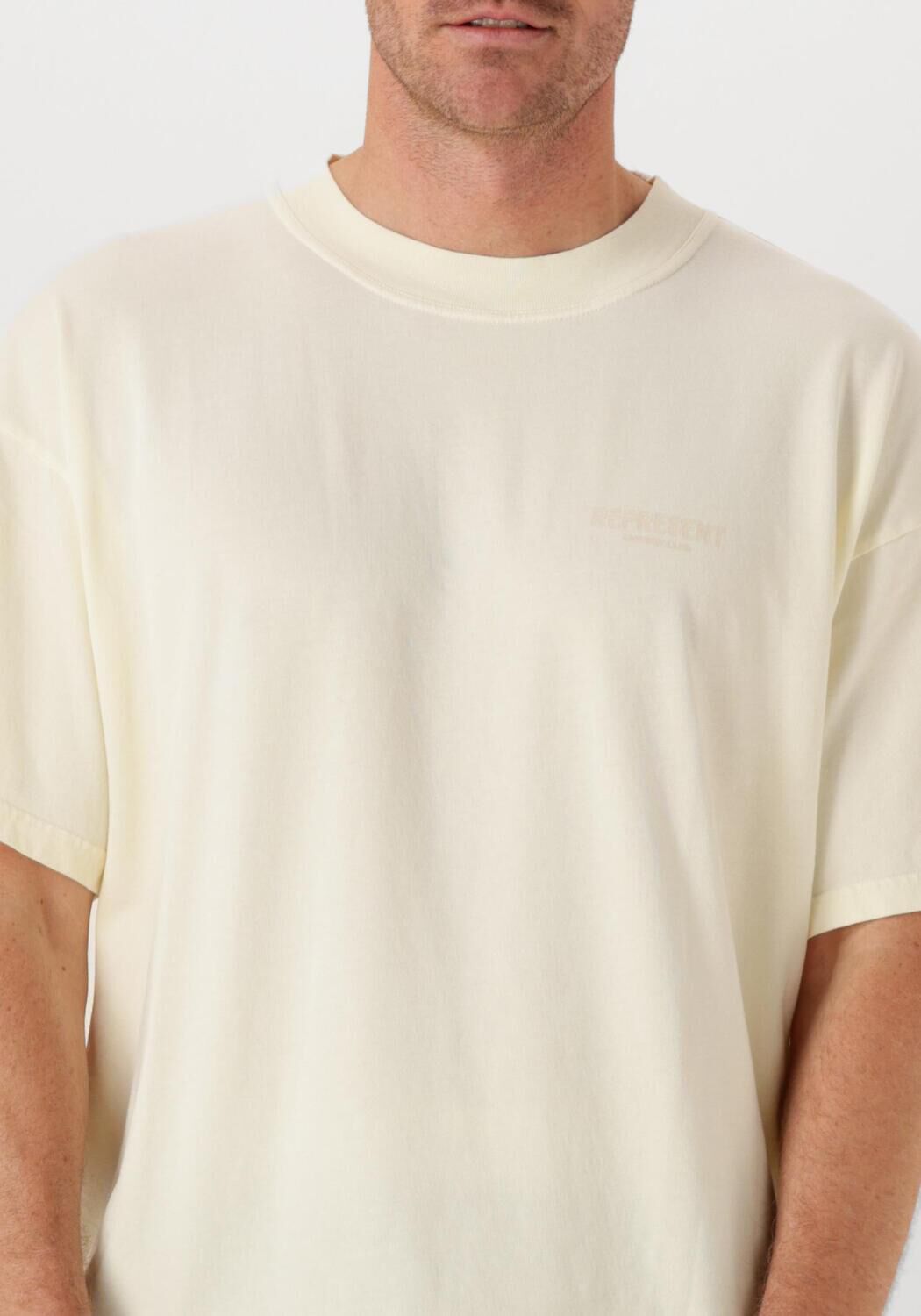 Creme REPRESENT T-shirt OWNERS CLUB T SHIRT - large