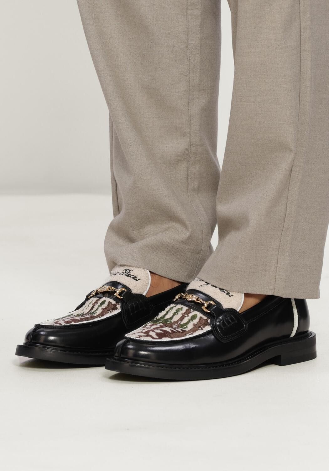 Zwarte FILLING PIECES Loafers LOAFER CHESS - large