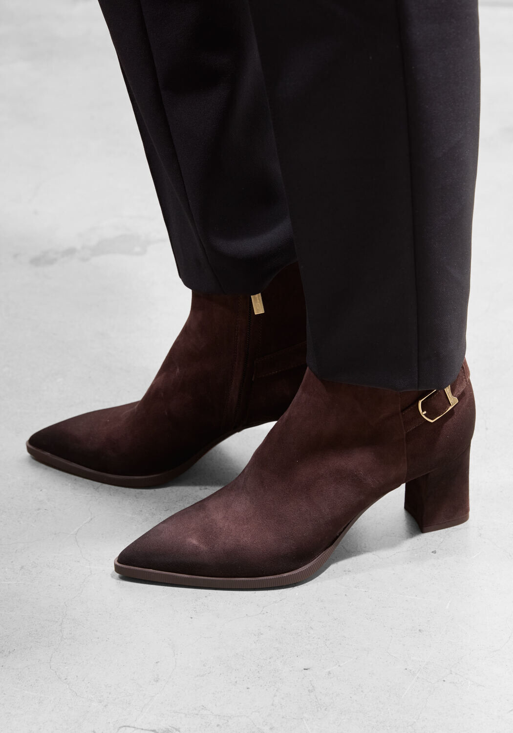 Bruine SANTONI Enkellaarsjes 71846 - large