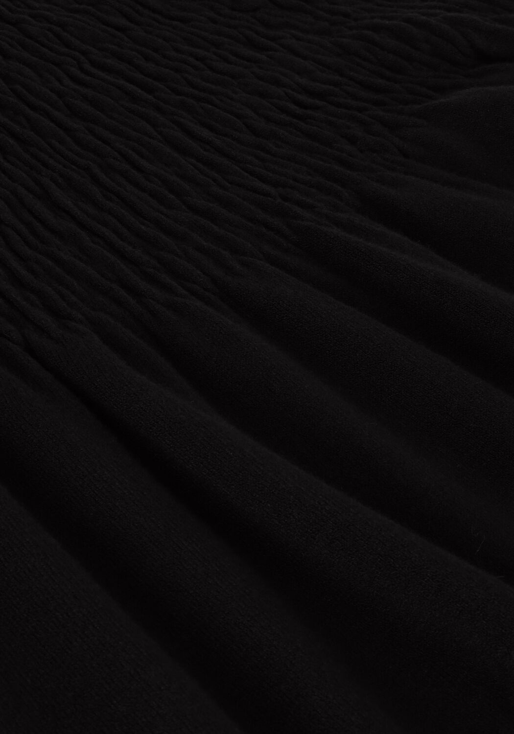 Zwarte SUMMUM Tops & T-shirts SMOCKED SWEATER BASIC KNIT - large