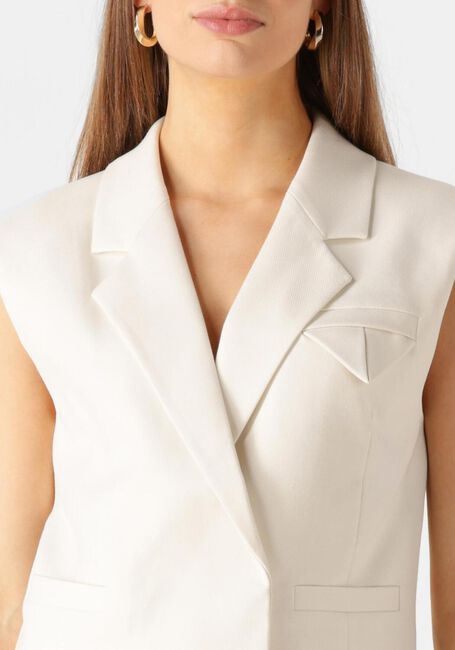 Ecru COPENHAGEN MUSE Gilet CMTAILOR-SHORT WAISCOAT - large