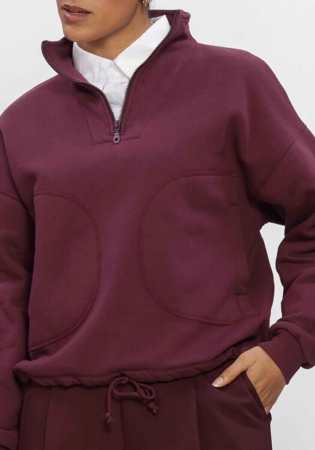 Bordeaux PENN & INK Trui W26F1925 - large