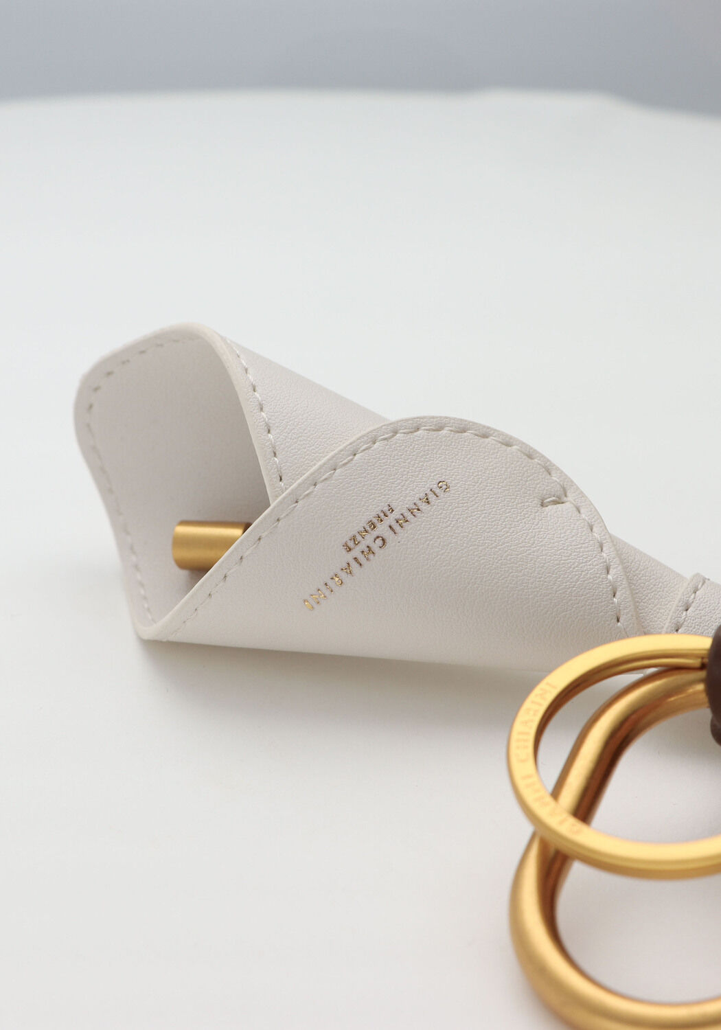 Gebroken wit GIANNI CHIARINI Bag charms CHARM CALLA - large