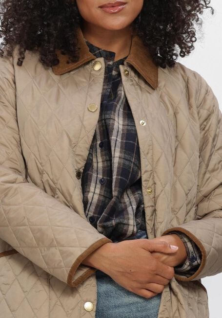 Beige BARBOUR Gewatteerde jas ICONS MODERN LIDDESDALE QUILTED JACKET - large