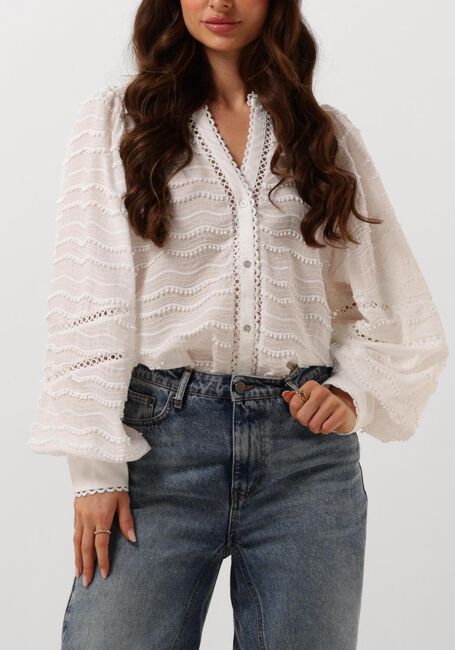 Witte CO'COUTURE Blouses WAVEDING SHIRT - large