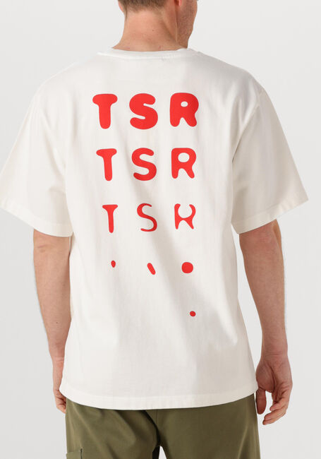 Gebroken wit THE SAVAGE REPORT T-shirt TSR OPTIC - large