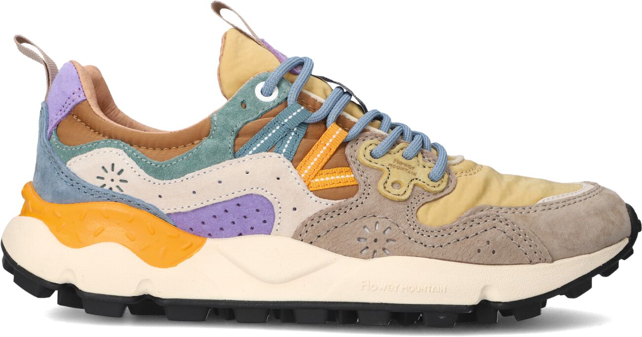 Flower Mountain Lage Sneakers Dames Yamano 3 Uni, Maat: 37, Materiaal: Suède
