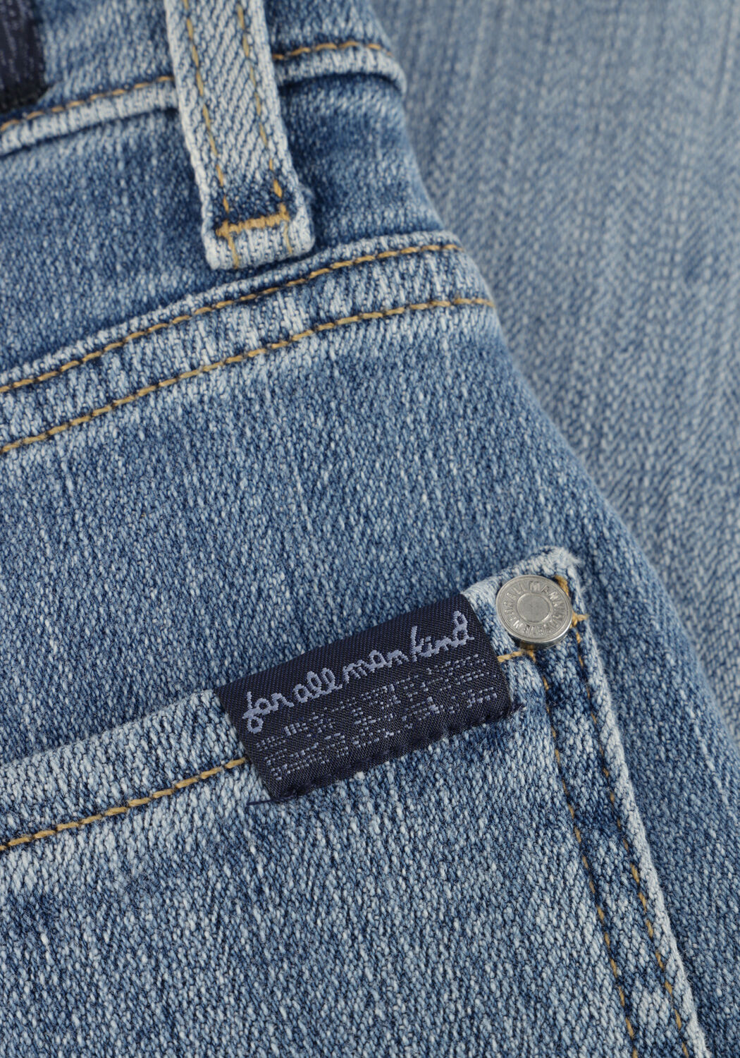 Blauwe 7 FOR ALL MANKIND Straight leg jeans STRAIGHT - large