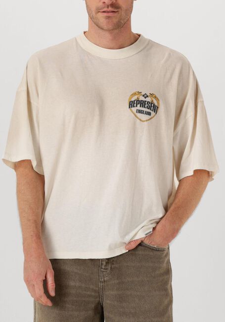 Gebroken wit REPRESENT Polo ANGEL BORDER T SHIRT - large