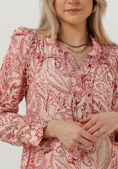 Bruine MOLIIN Midi jurk ROSALIE - large
