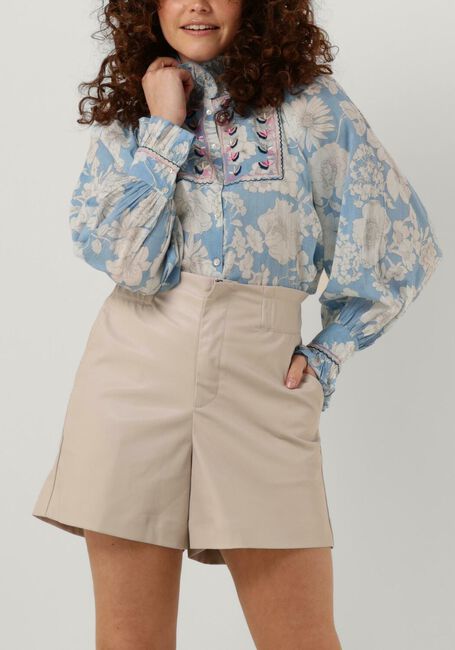 Lichtblauwe ANTIK BATIK Blouses PEONY BLOUSE - large