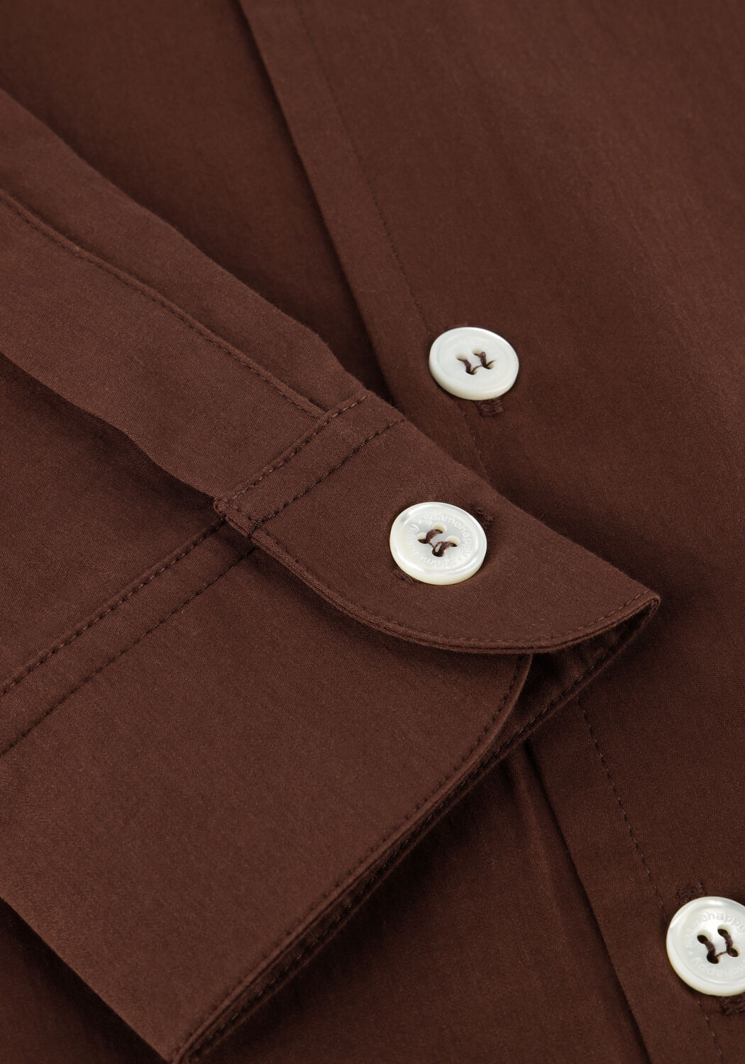 Bruine SEA ME HAPPY Top HARVEY SHIRT COTTON - large