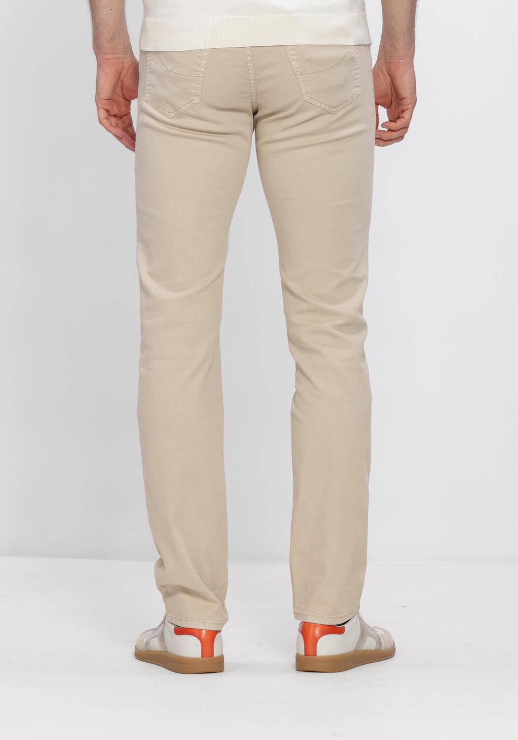 Beige JACOB COHEN Slim fit jeans PANT 5 PKT SLIM FIT BARD - large