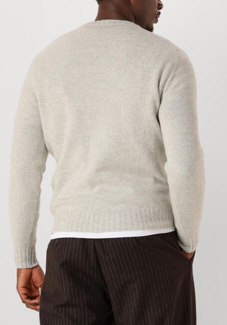 Grijze FILIPPO DE LAURENTIIS Trui G.COLLO ML LANA CASHMERE - large