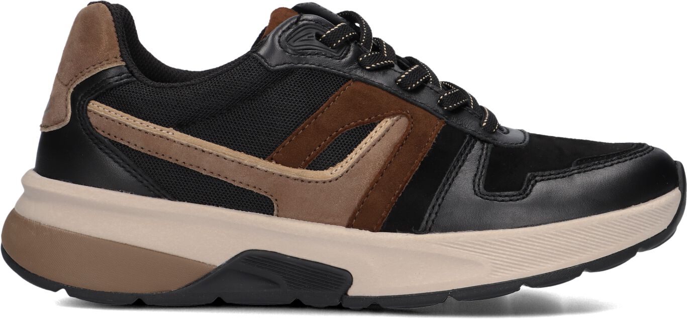 Gabor Lage Sneakers Dames 845.1, Maat: 40,5, Materiaal: Leer, Kleur: Zwart