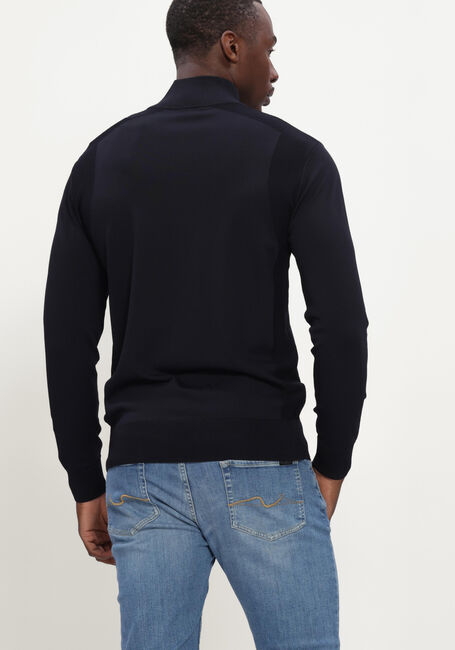 Donkerblauwe GENTI Truien/vesten TURTLE ZIP LS - large