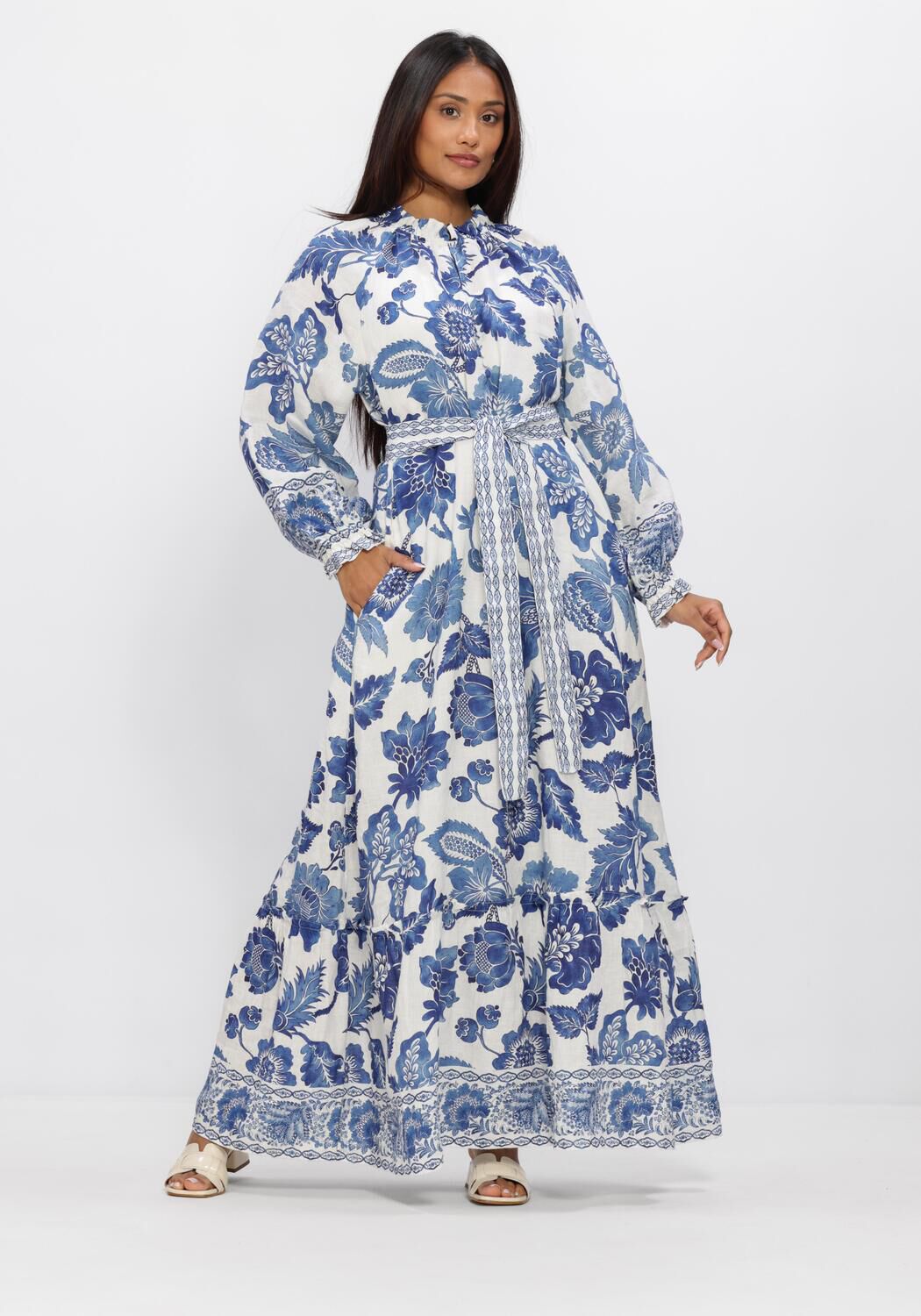 Dea Kudibal Maxi Jurk Dames Idaniadea Ns-dress With Button Details, Maat: M afbeelding 1