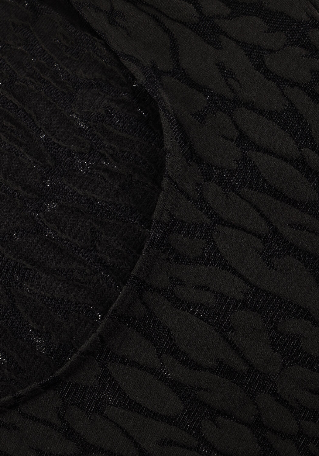 Zwarte WOLFORD Top LEO STRING BODY - large