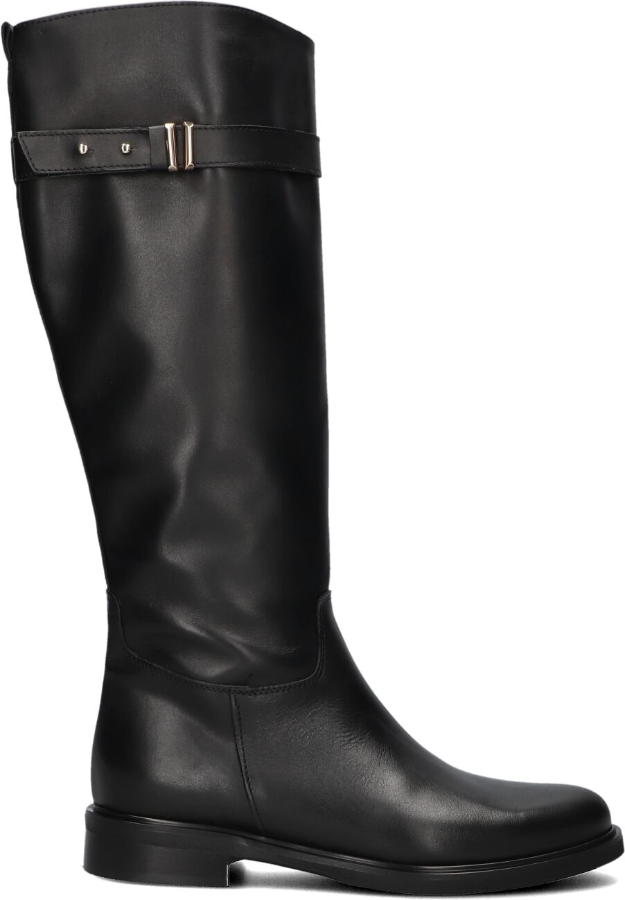 Stefano Lauran Hoge Laarzen Dames S3303, Maat: 43, Materiaal: Leer, Kleur: Zwart