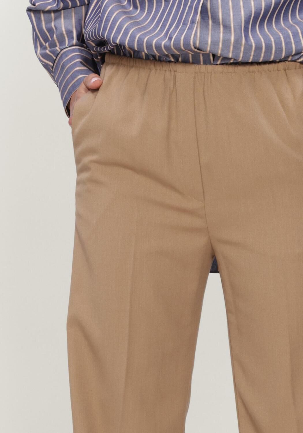 Camel FORTE FORTE Pantalon GRAIN DE POUDRE ELASTICATED PANTS - large