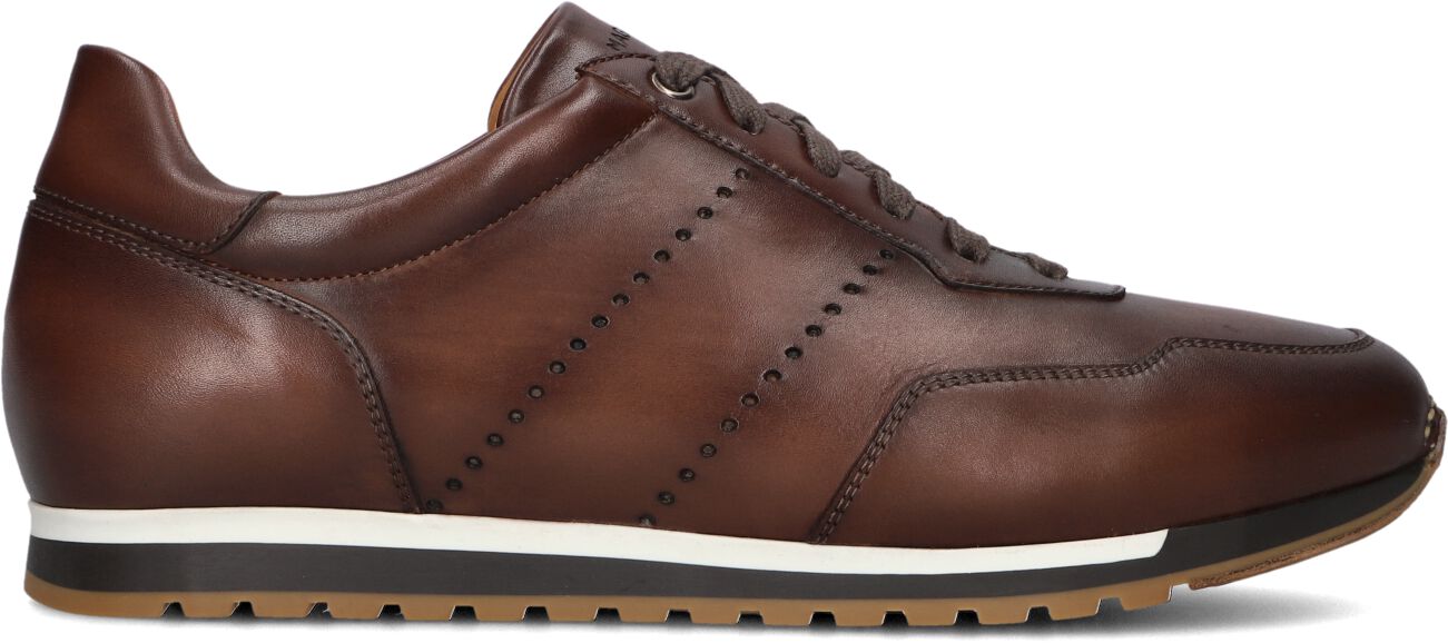 Magnanni Lage Sneakers Heren 24445, Maat: 40, Materiaal: Leer, Kleur: Bruin