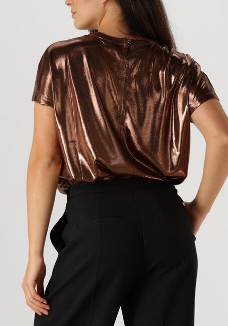 Bronzen MOS MOSH T-shirt NIVOLA O-NECK METALLIC TEE - large