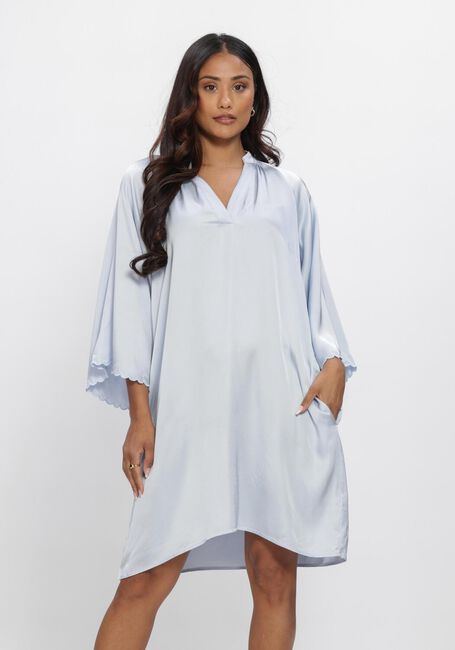 Lichtblauwe BRUUNS BAZAAR Mini jurk WECKIABBWENDISA DRESS - large