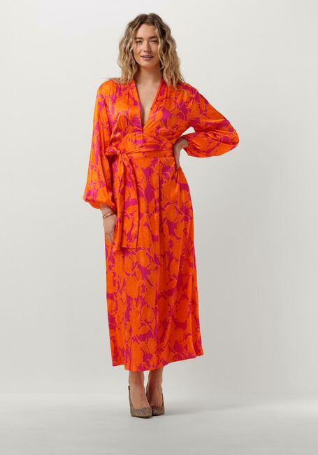 Oranje JANICE Maxi jurk NOAH - large