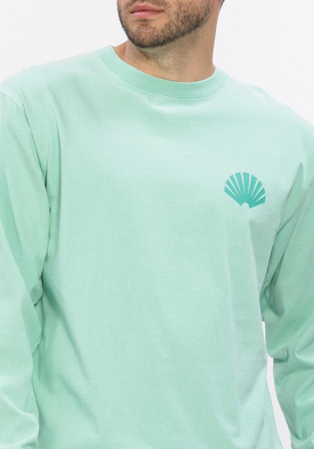 Mint NEW AMSTERDAM SURF ASSOCIATION T-shirt LOGO LONGSLEEVE - large