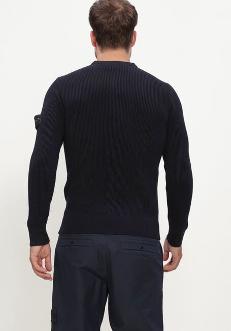 Donkerblauwe STONE ISLAND Trui CREW NECK S00C2 - large