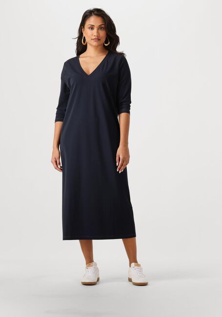 Donkerblauwe PENN & INK Midi jurk BLAKE - large