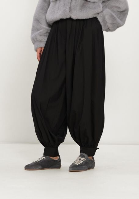 Zwarte HERSKIND Wijde broek ZETH HIGH WAIST PANTS - large