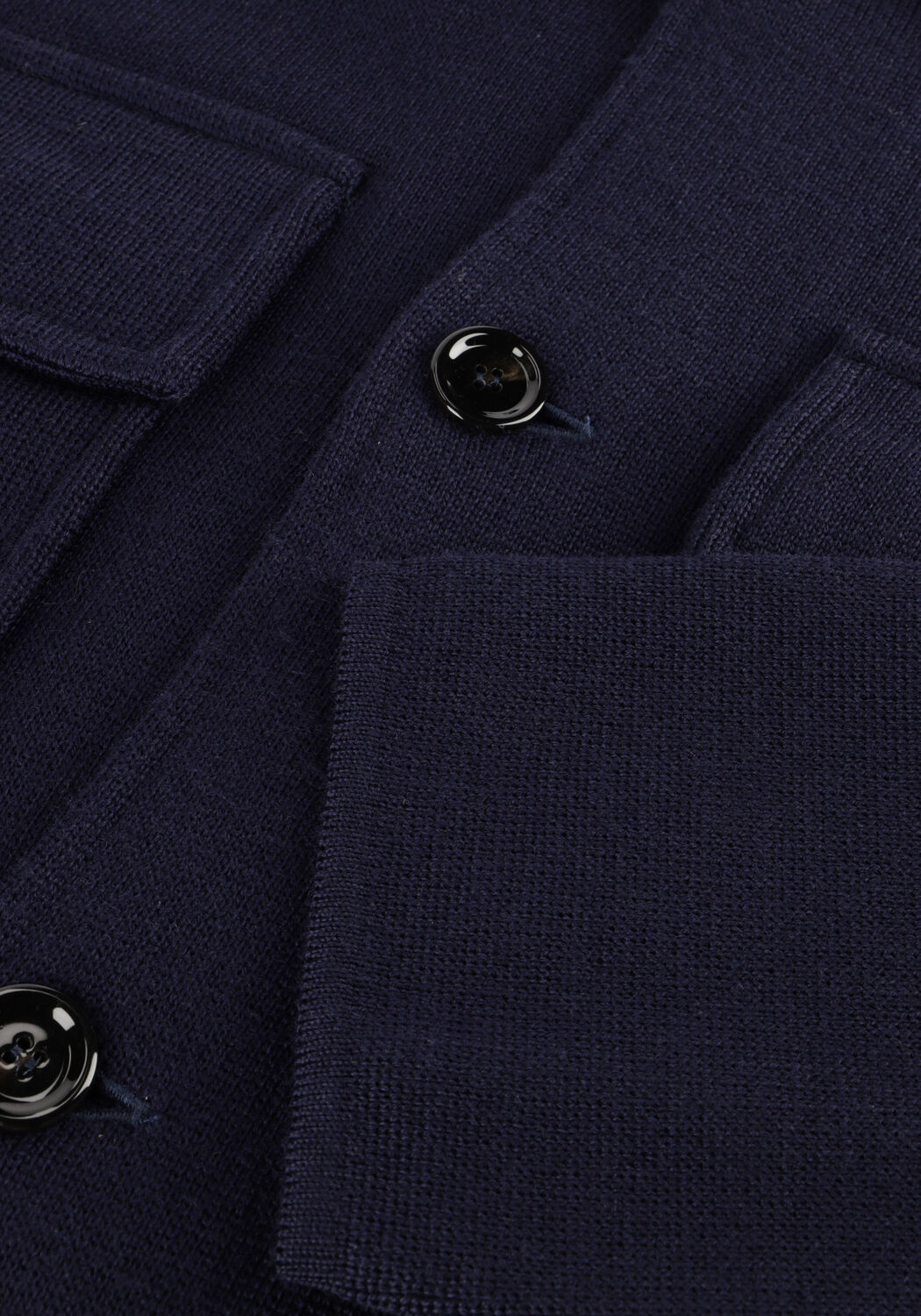 Donkerblauwe LARDINI Overshirt GIACCA MAGLIA UOMO - large