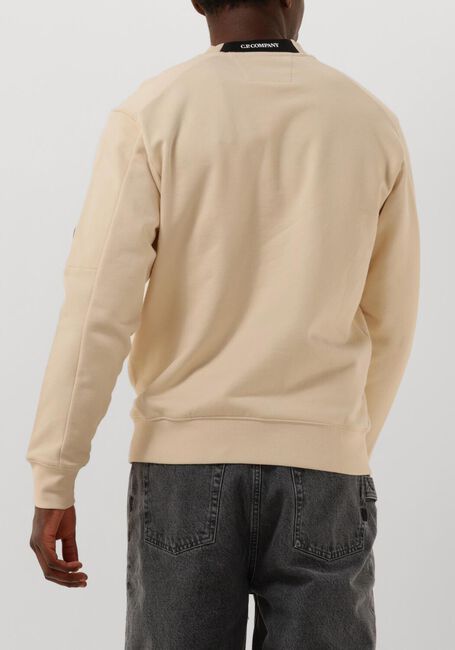 Groene CP COMPANY Sweater SWEATSHIRTS CREW NECK IN DIAGONAL RAISED FLEECE - large