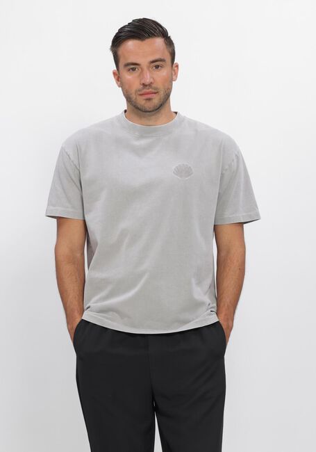 Lichtgrijze NEW AMSTERDAM SURF ASSOCIATION T-shirt CHOP TEE - large