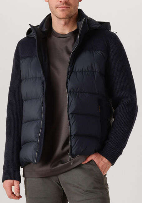 Donkerblauwe MOORER Gewatteerde jas ALLORI LSM - large