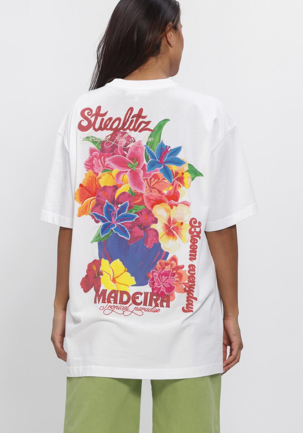 Witte STIEGLITZ Tops & T-shirts DORIS OVERSIZED T SHIRT - large