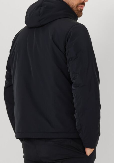 Zwarte STONE ISLAND Gewatteerde jas JACKET - large