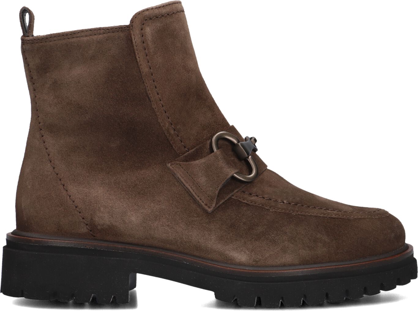 Paul Green Enkelboots Dames 8024, Maat: 37, Materiaal: Suède, Kleur: Taupe