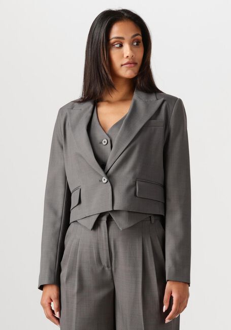 Donkergrijze CO'COUTURE Blazer LIANE BLAZER - large